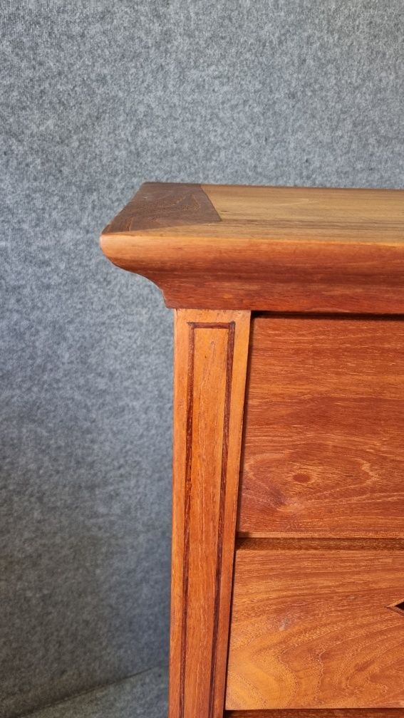 Duński Słupek w Stylu Kolonialnym lata 70 Teak