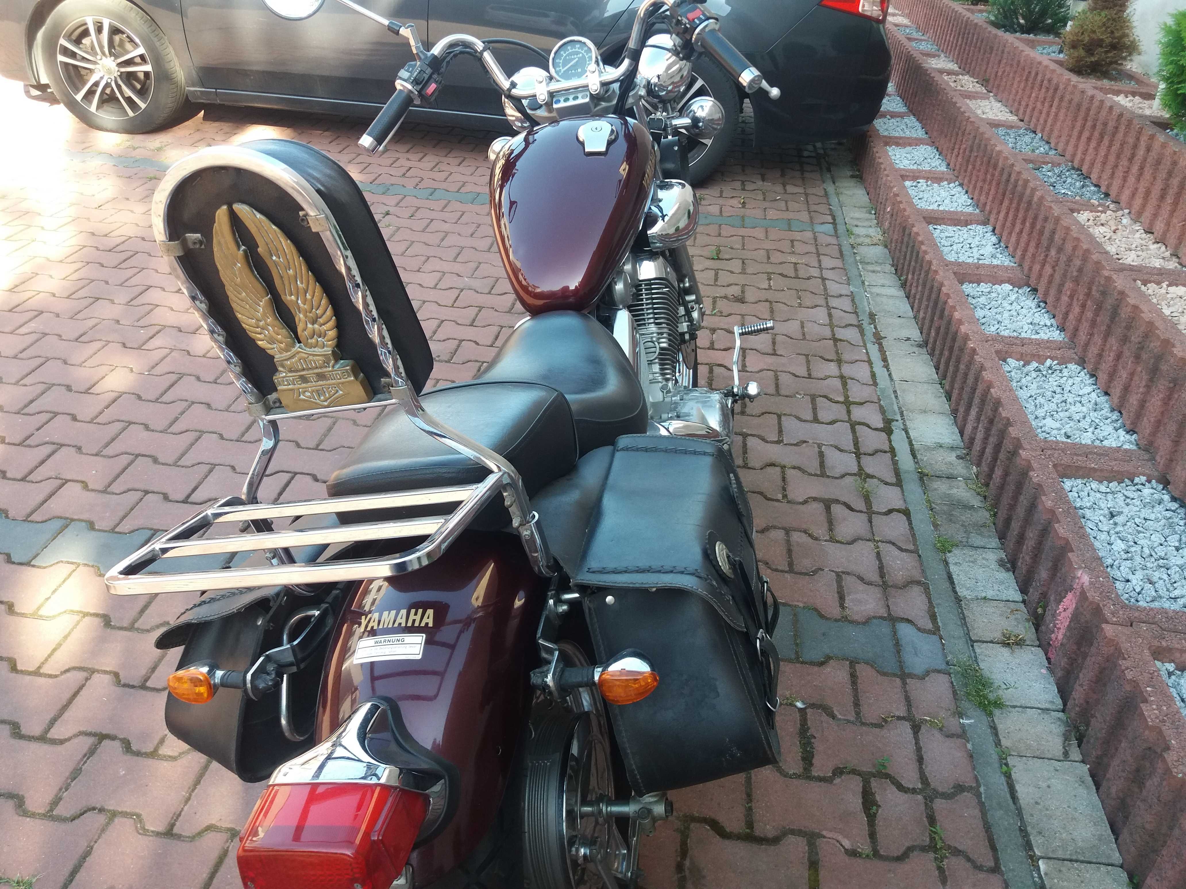 Yamaha  XV535  Virago,  bogato wyposażona