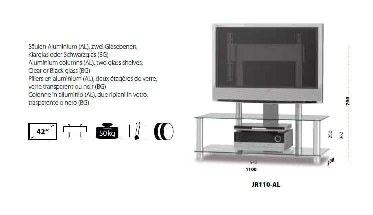 Suporte Para TV Just Racks JRL110 AL By Spectral ( Stock off )