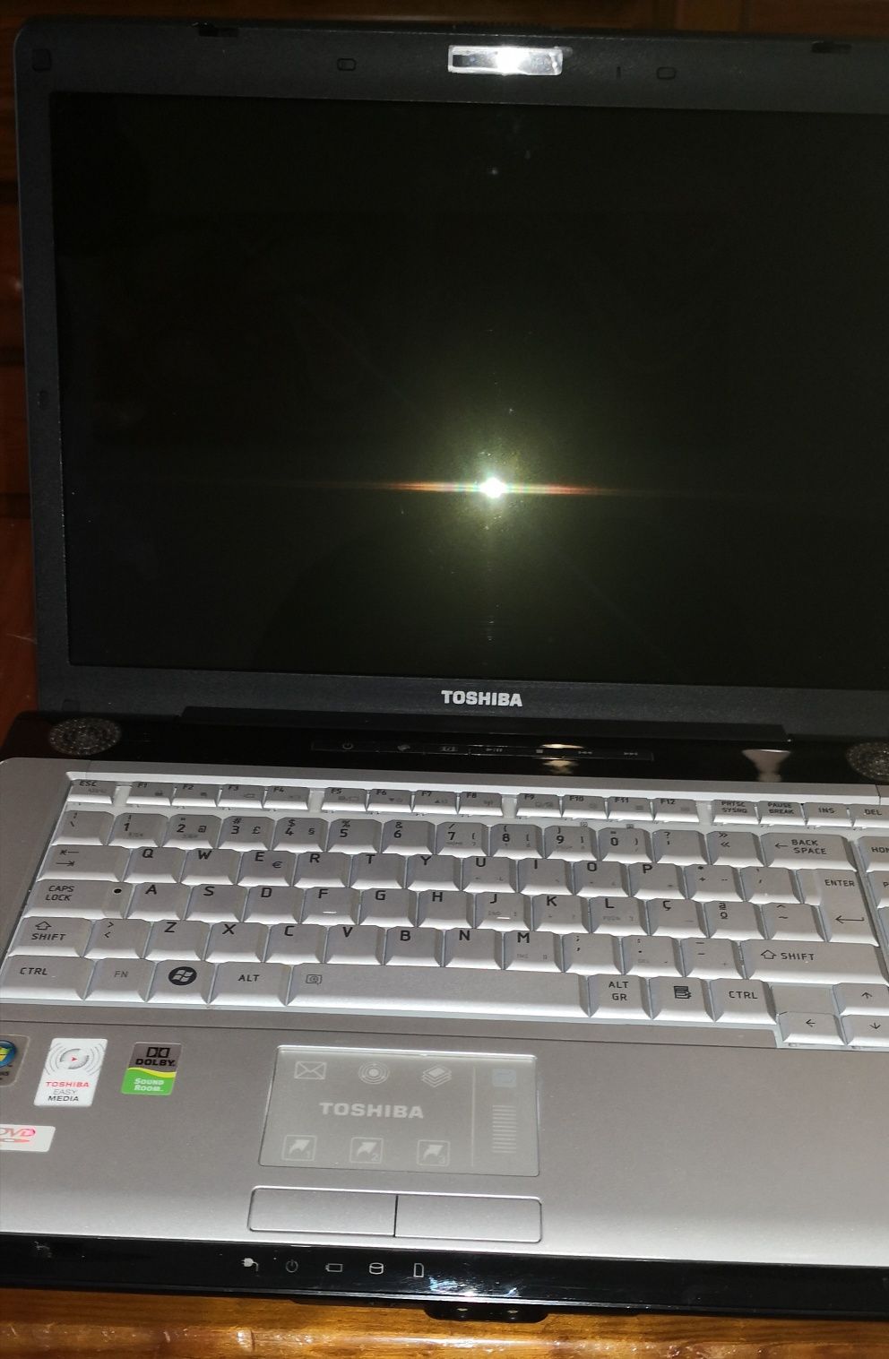 PC Toshiba A200 avariado