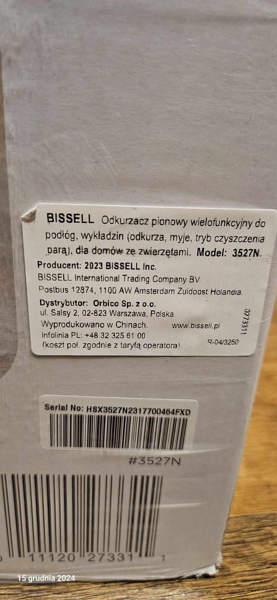Odkurzacz Bissell CrossWave HydroSteam Pet Select 3527N Funkcja mycia