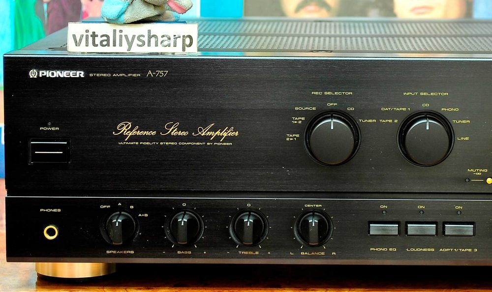 Легенда PIONEER A-757 MKII (53S) Reference stereo amplifier 20кг 95вт.