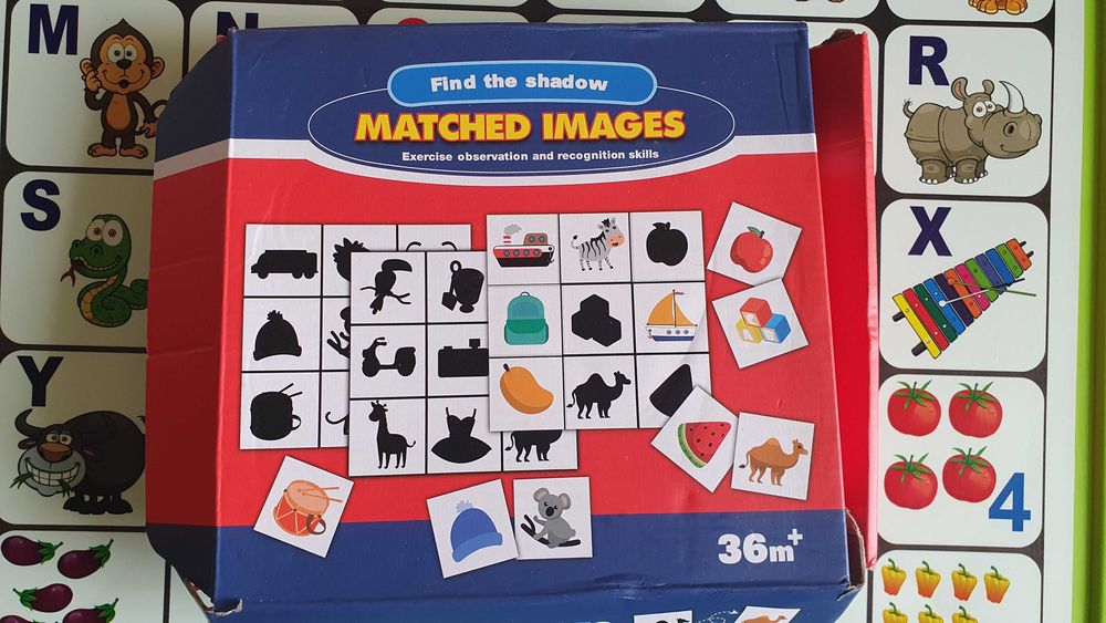 Дерев'яне лото Знайди тінь (46 елементів) від Obetty