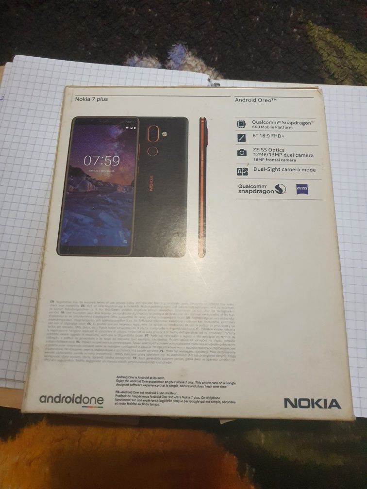 Корпус кришка Nokia 7Plus TA-1046 (original)