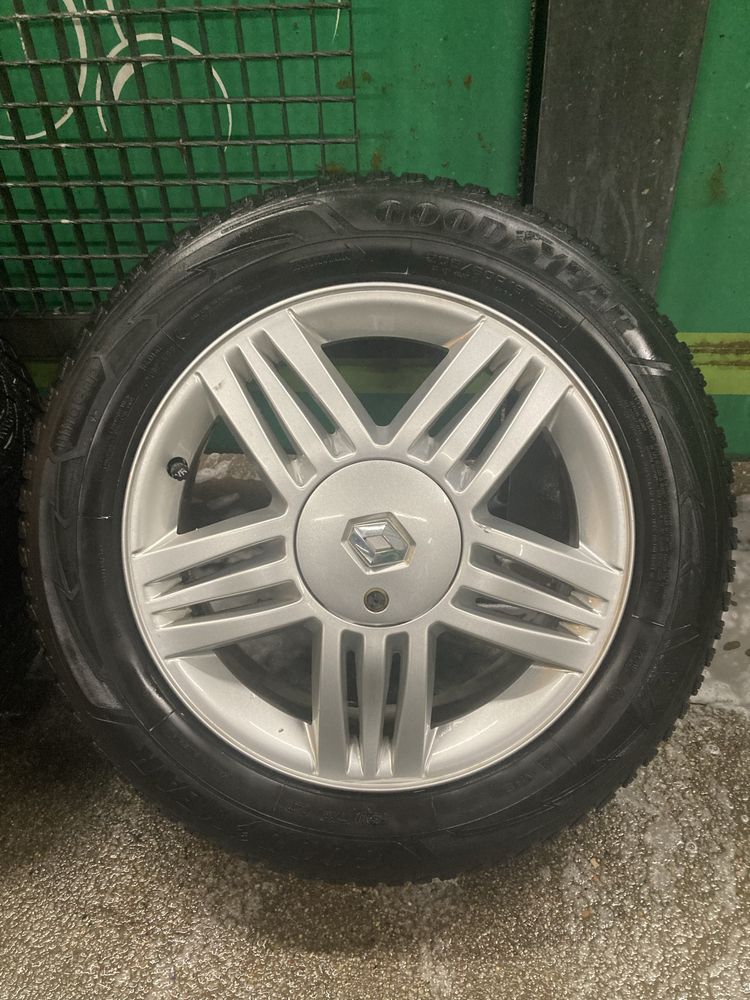 Koła alufelgi Renault 16 cali 4x100 goodyear ladne 2020rok