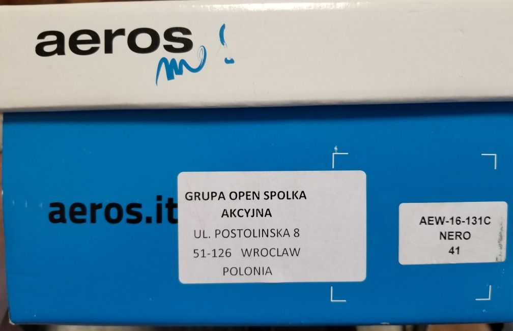 Жіночі шкіряні босоніжки Aeros, 41 розмір