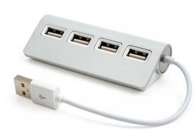 Концентратор Vinga USB 2.0 to 4*USB2.0 metal