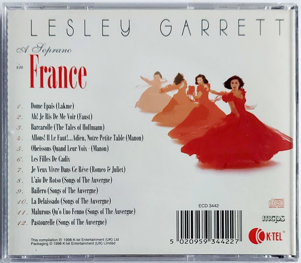 Lesley Garrett A Soprano In France 1998r