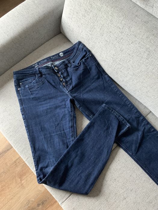 Oliver jeansy granatowe