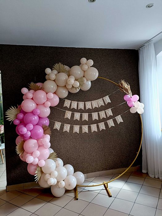 Ścianka do zdjęć, girlanda balonowa