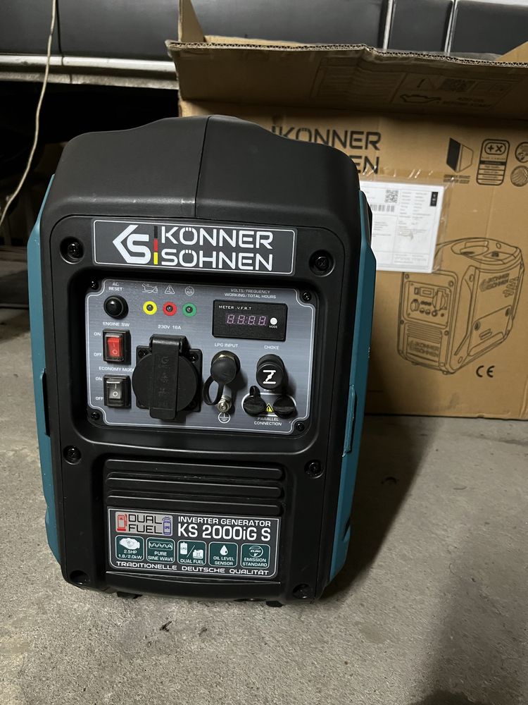 инверторный генератор газ/бензин Konner&Sohner KS 2000iG S