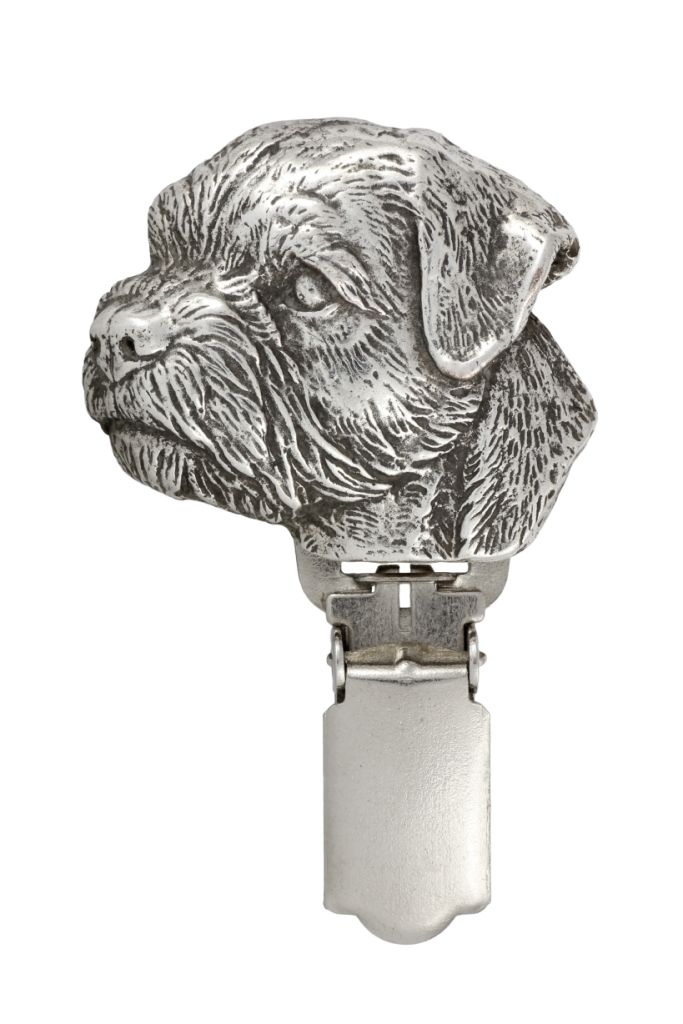 Border Terrier clipring posrebrzany Art-Dog