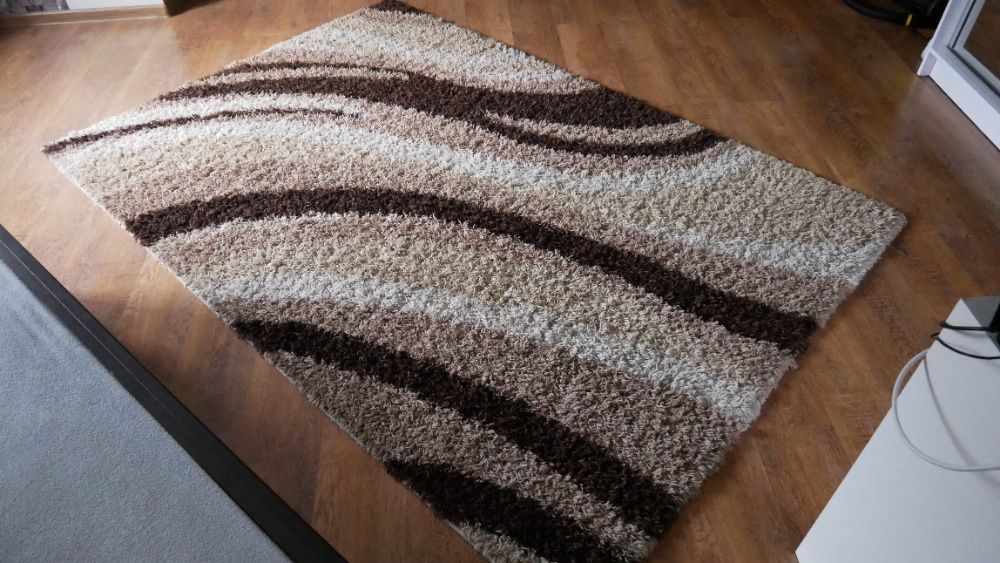 Dywan 160x230 Long Shaggy Natural Made in Turkey