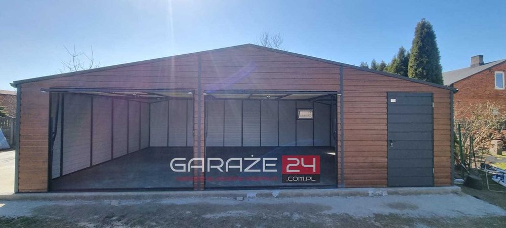 Garaż blaszany 9x6m*PRODUCENT* profil*WYBIERZ JAKOŚĆ* całe ŁÓDZKIE*