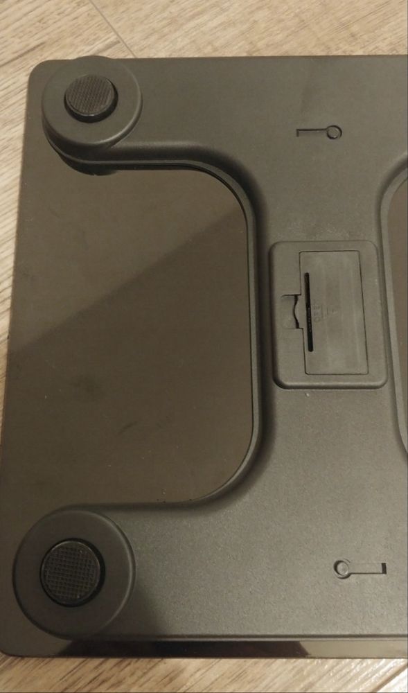Waga łazienkowa analityczna elektroniczna szklana IOS baterie AAA