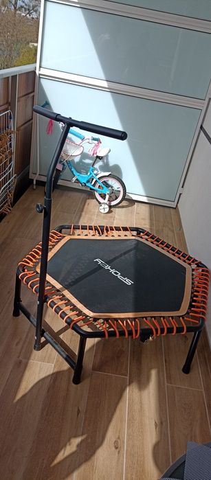 Mini trampolina fitness + mata amortyzująca gratis