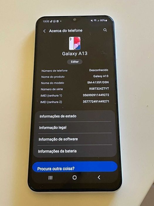 Samsung A13 impecável