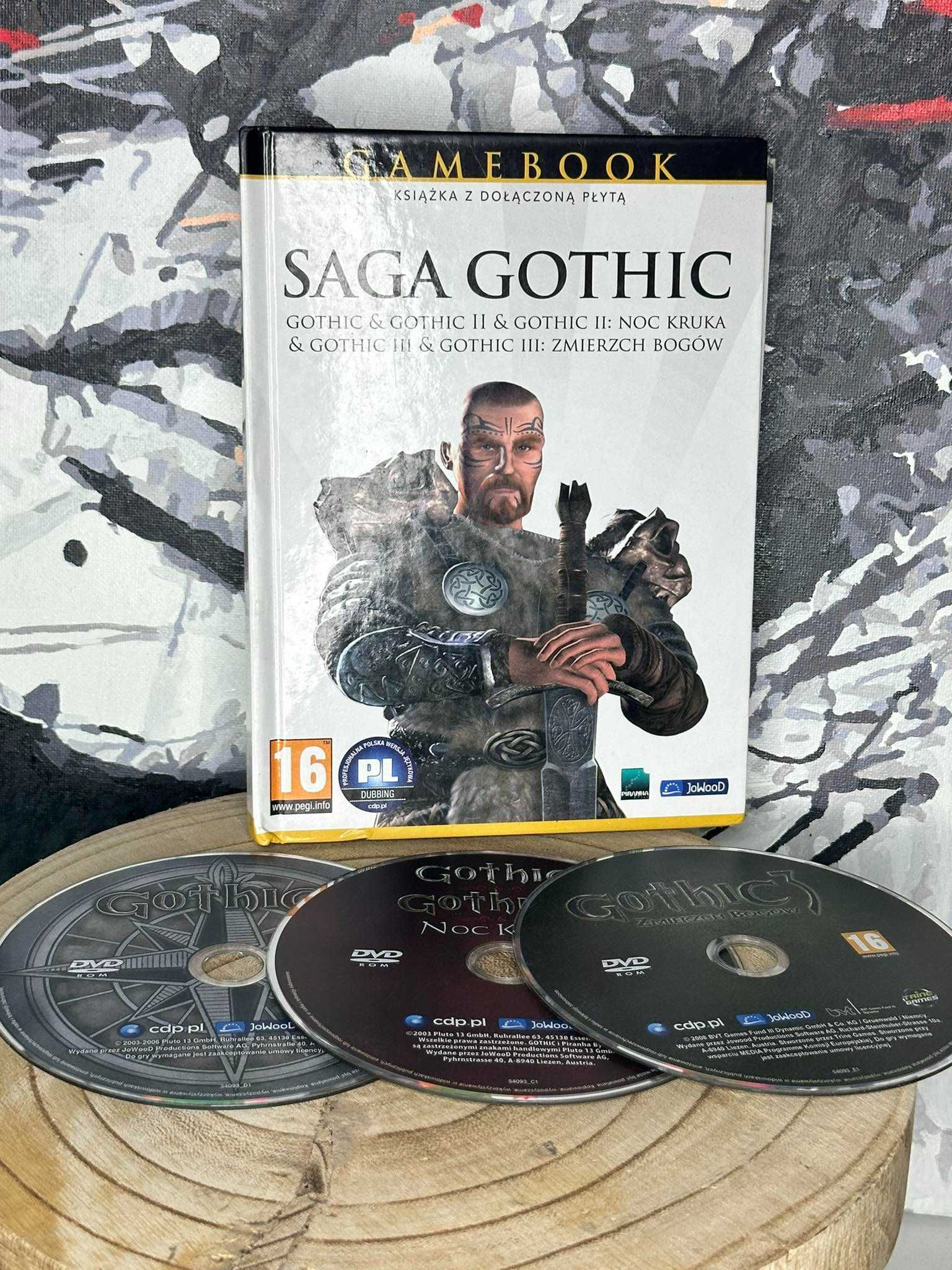 SAGA Gothic 1 2 3 I II III Noc Kruka Zmierzch Bogów - PL - PC