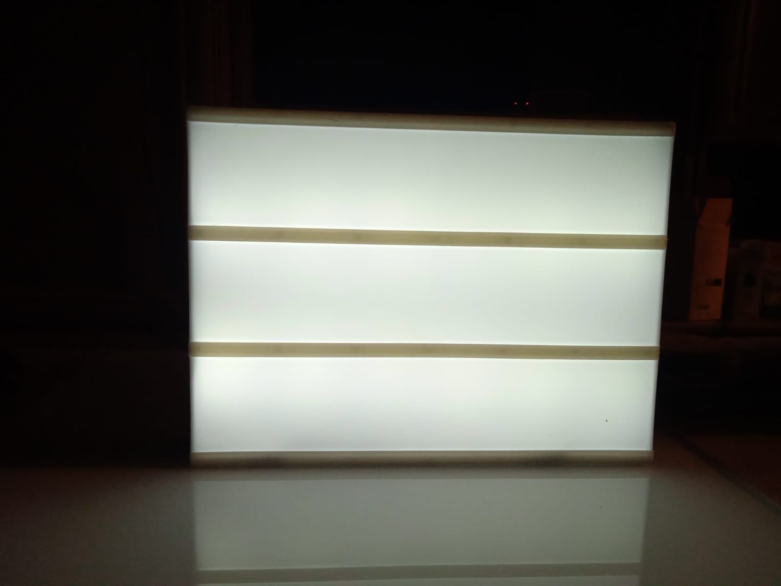 Lampka z literkami