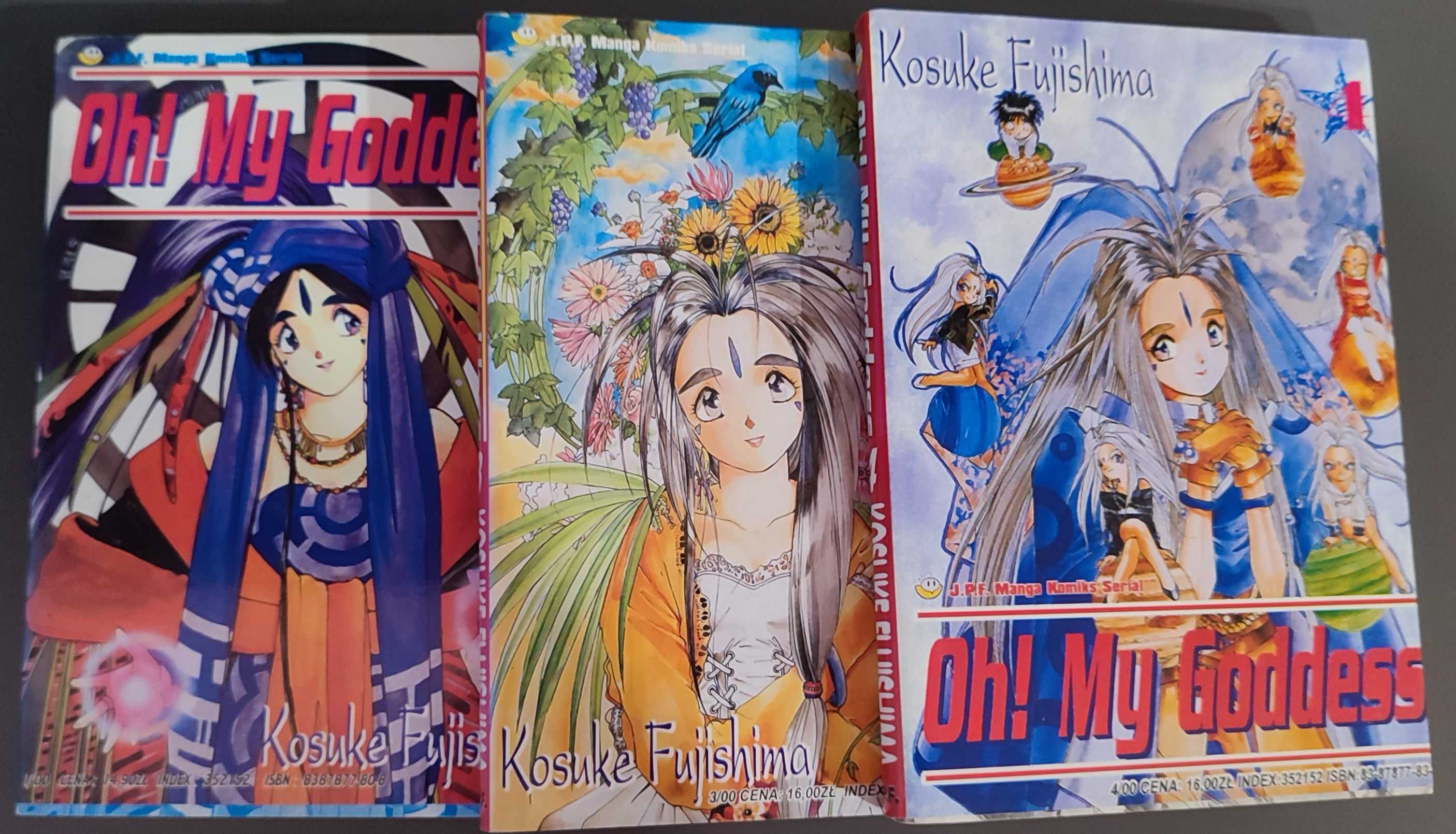 Manga Oh! My Goddess Kôsuke Fujishima 1,3,4