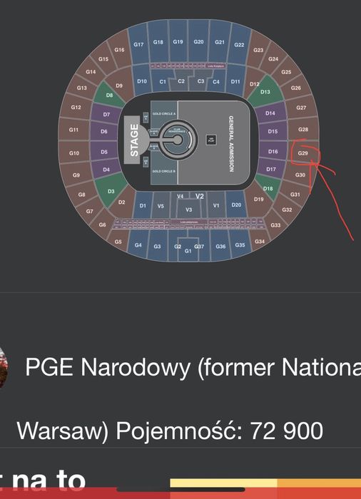4 Bilety na Beyonce w Warszawie 27.06 Wtorek