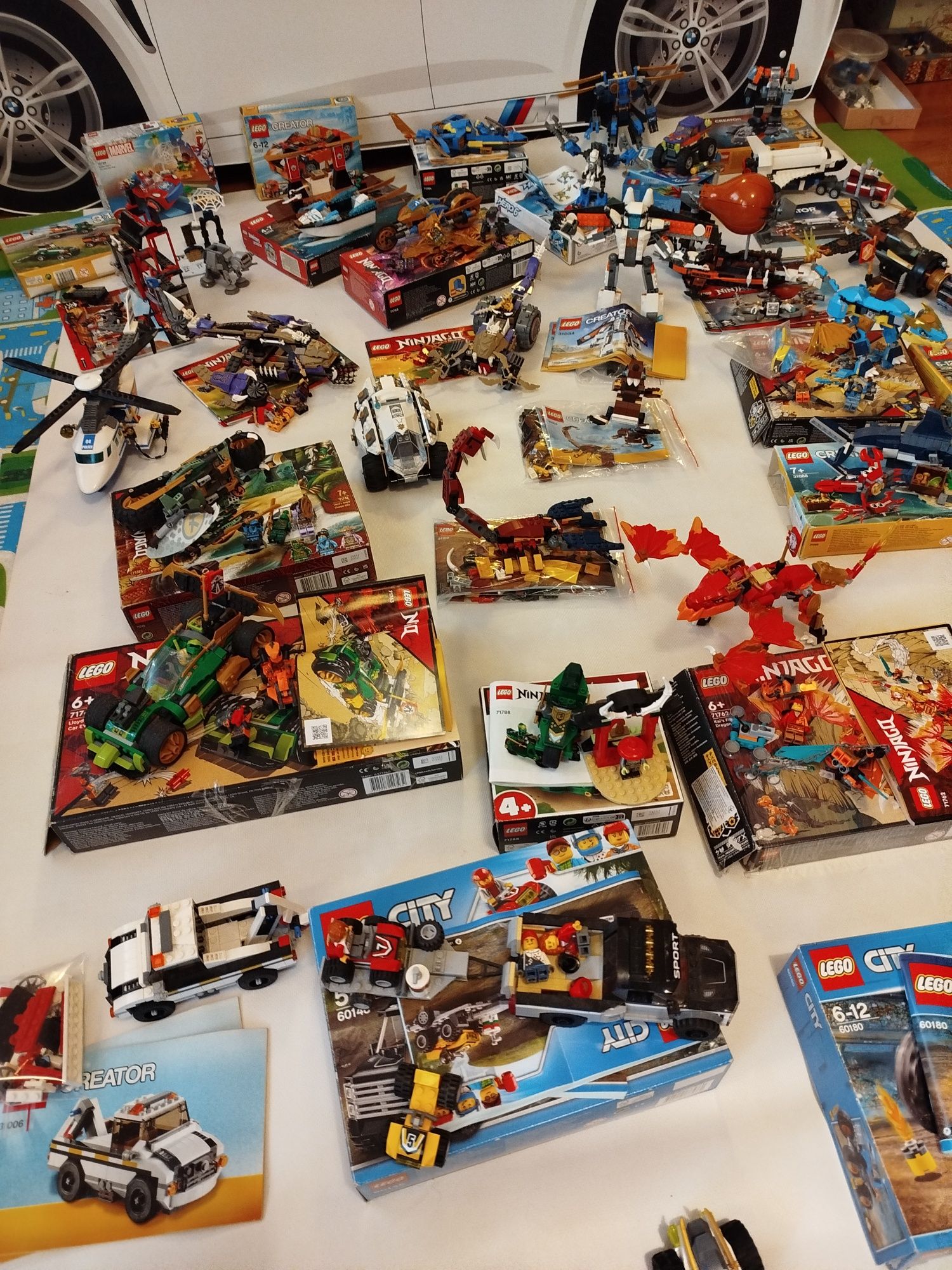 Lego наборы Ninjago, Creator и City.