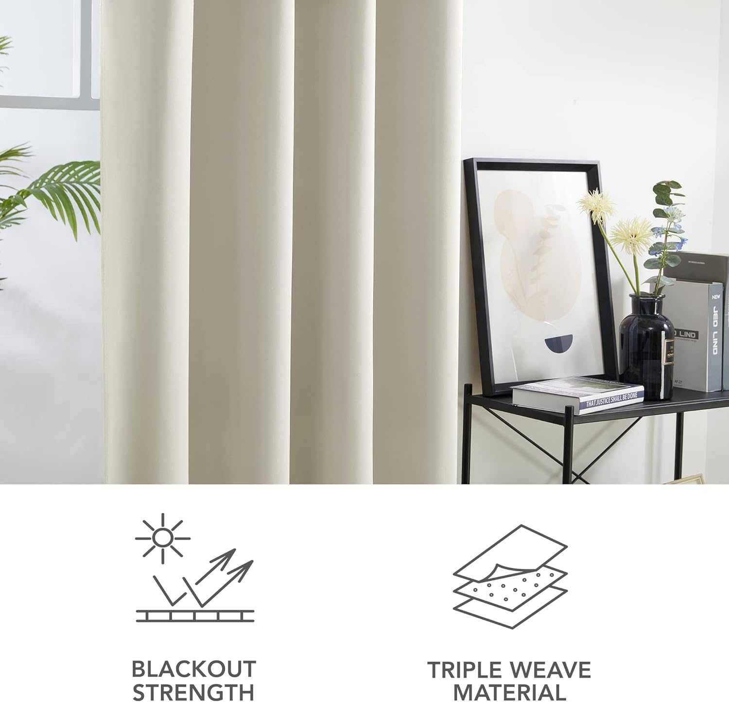 Nowe zasłony / kotara / zasłona / beżowa / 140x220CM / 230g/m2 !641!