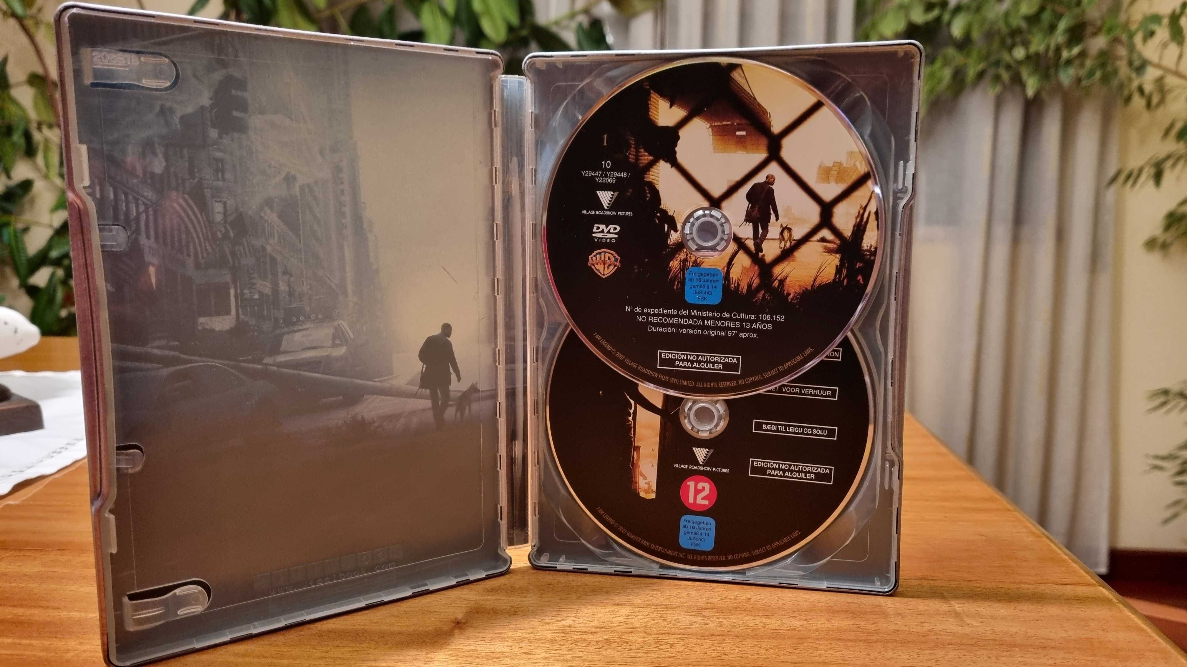 Vendo Duplo DVD Ficção Científica "I AM LEGEND" (Edição Caixa Metal) !