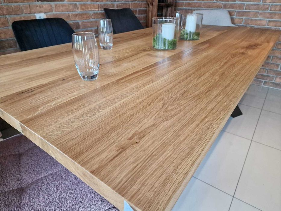 stół dębowy lity dąb 200x100 premium producent dostępny od ręki