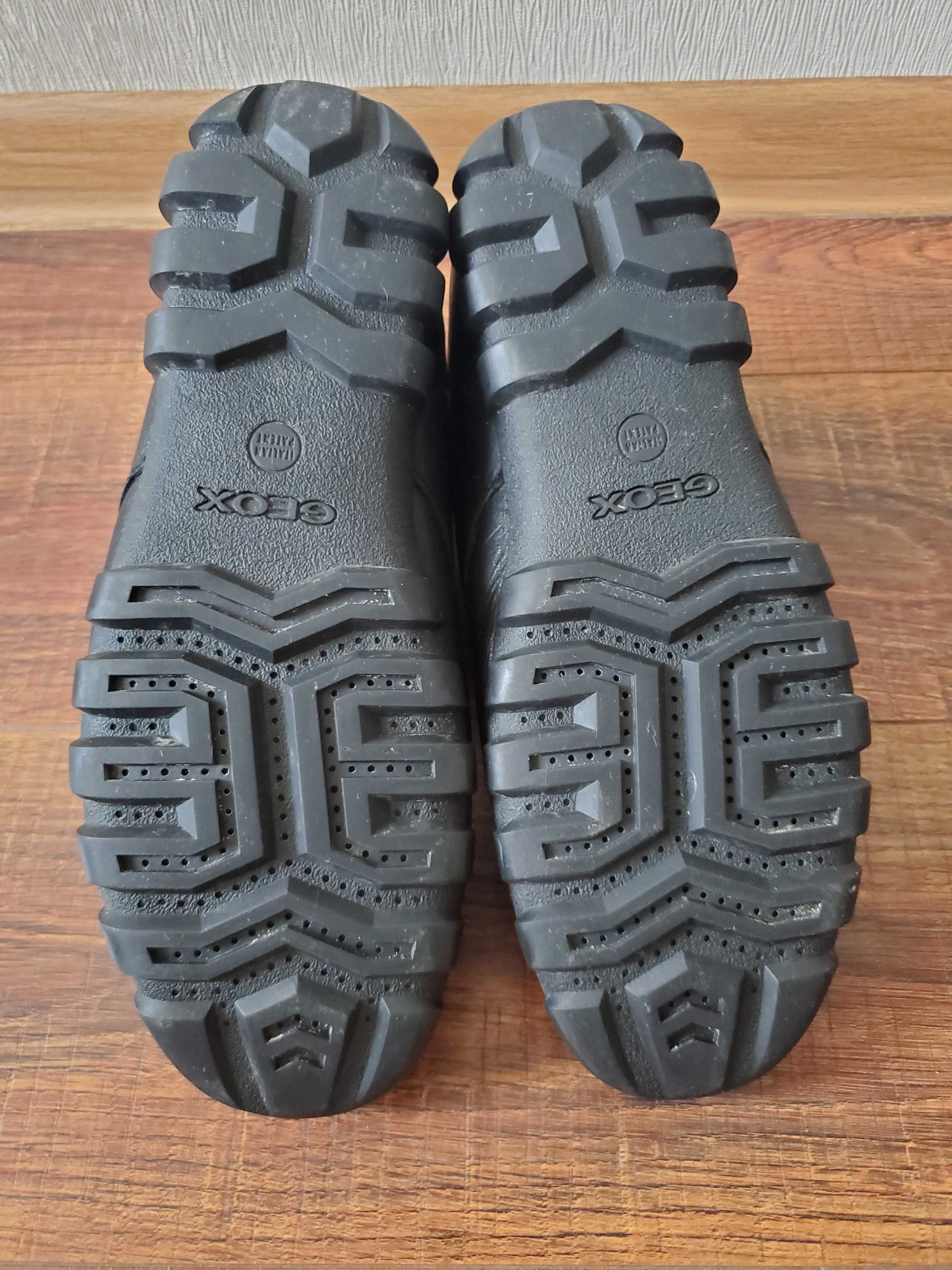 Мужские зимние кожаные ботинки Geox 43 размер, чоловічі зимові ботинки