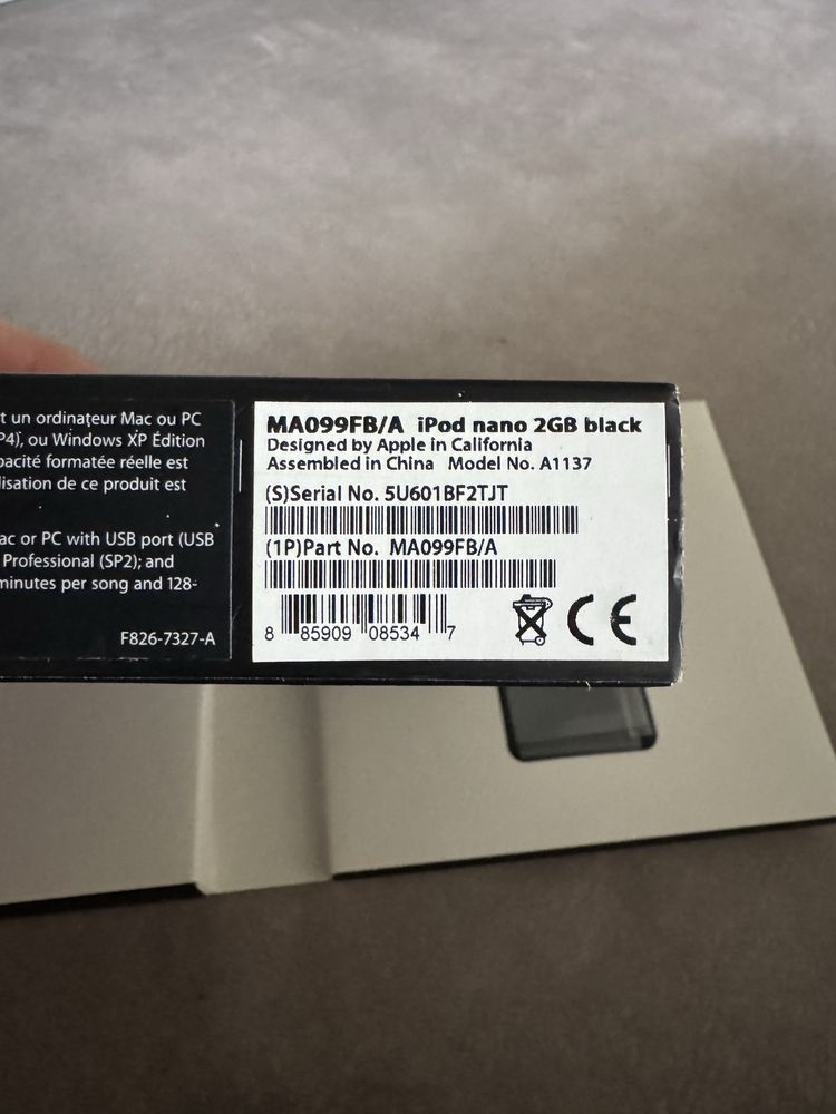 Ipod nano 1gen a1137 2gb