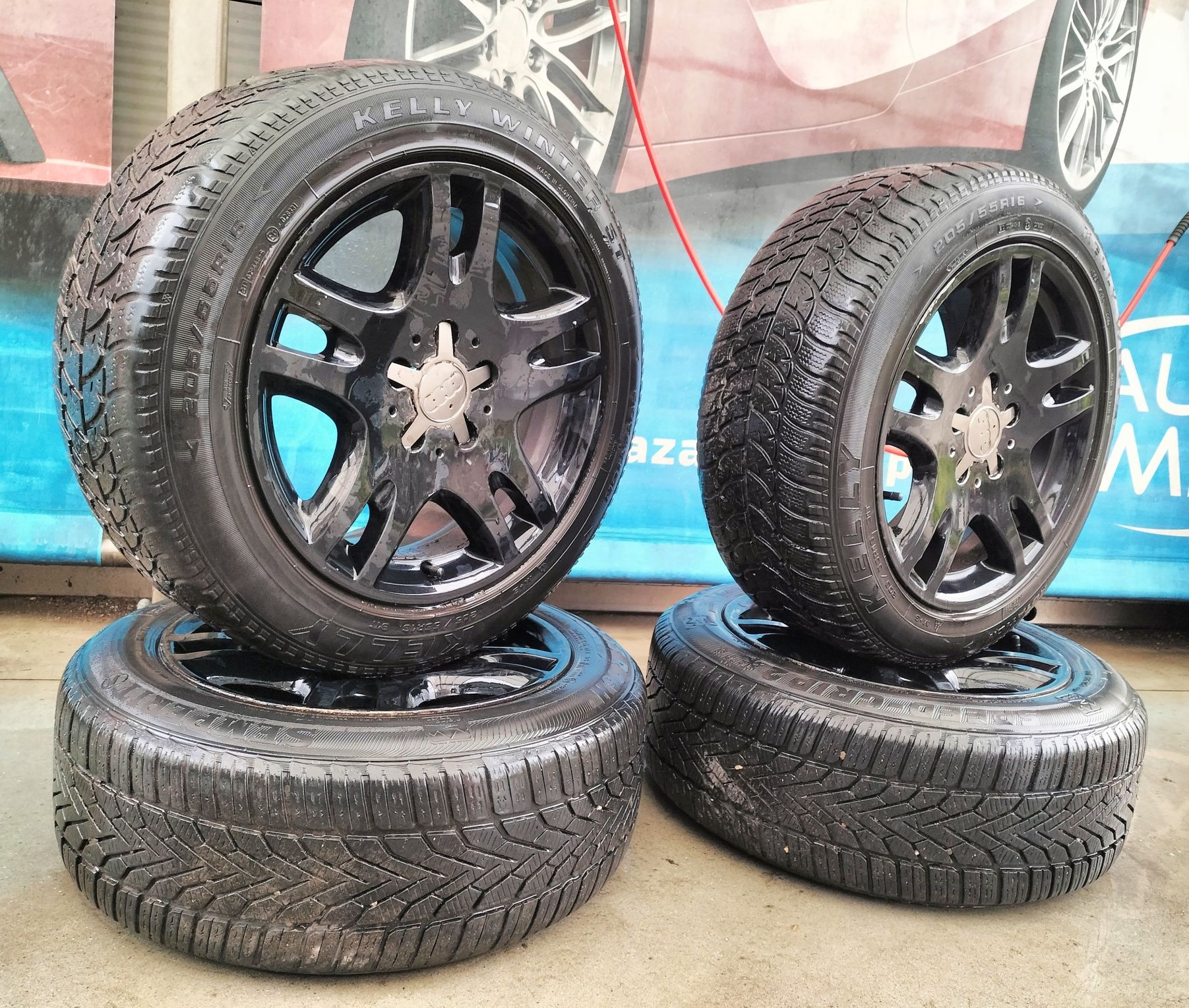 Felgi 16Cali 5x112 Mercedes E-Klasa W211 VW AUDI SKODA Opony 205/55R16