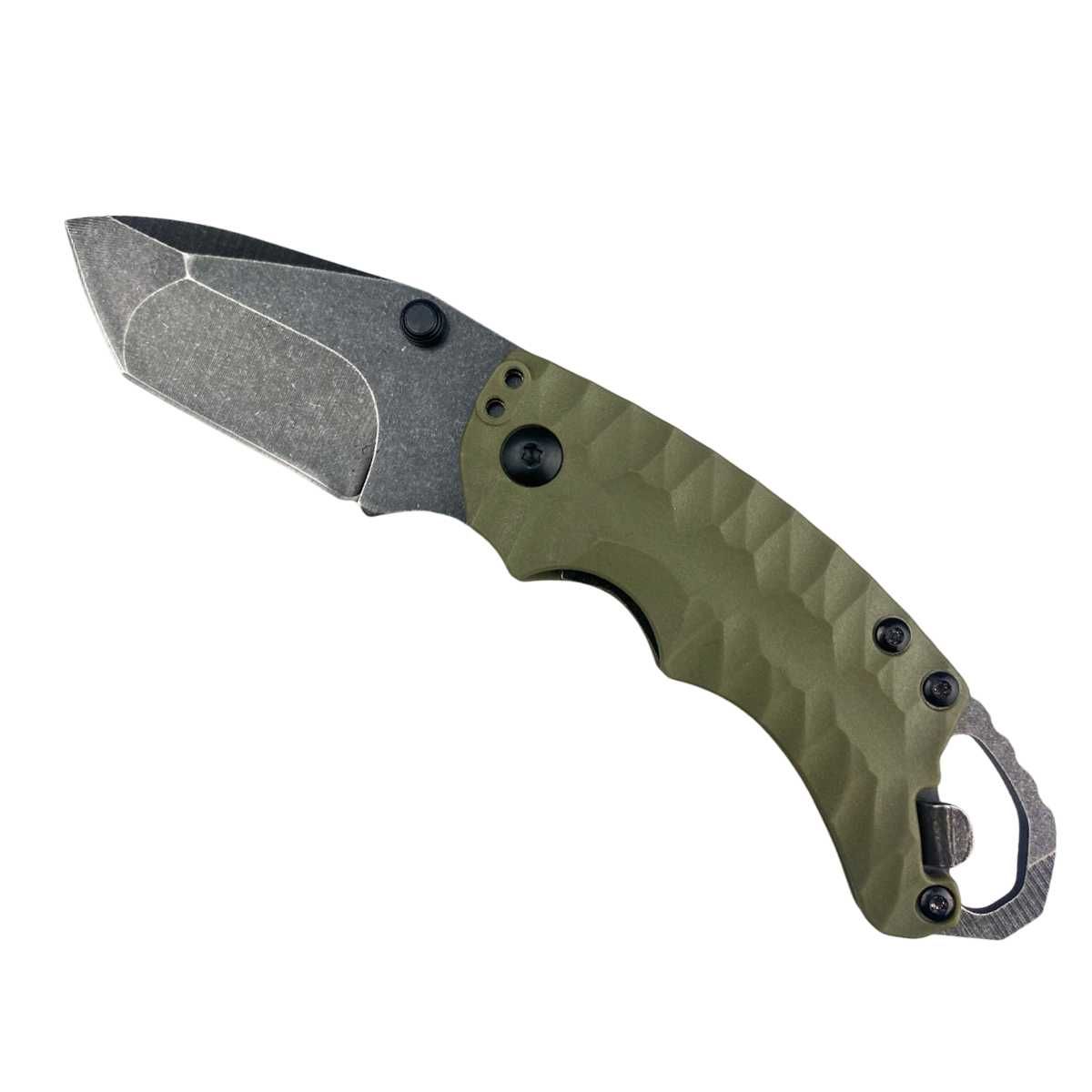 Nóż składany Kershaw Shuffle II Olive - replika D2 OX3