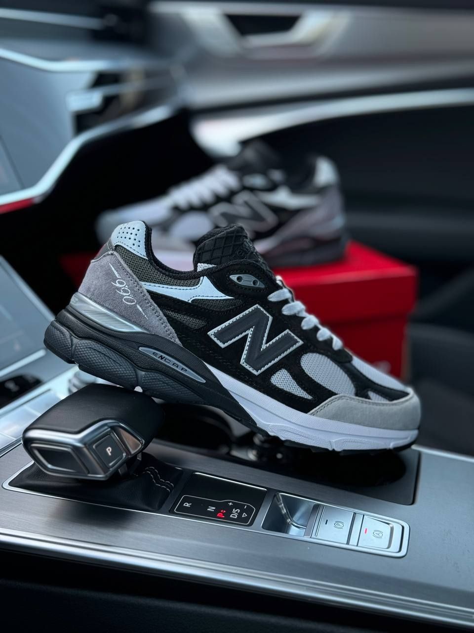 Мужские кроссовки New B*lance 990 v3 Gray Black 41-46 кросівки