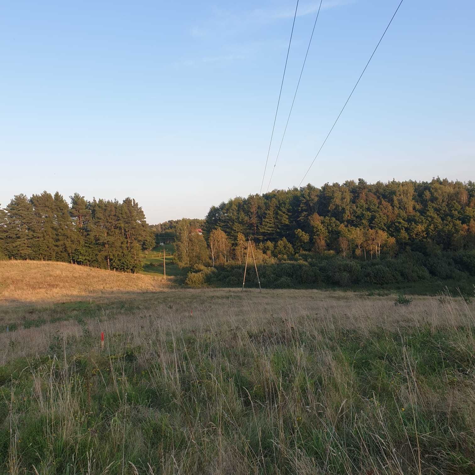 Idealna lokalizacja na Kaszubach- działka budowlana z widokiem na lasy