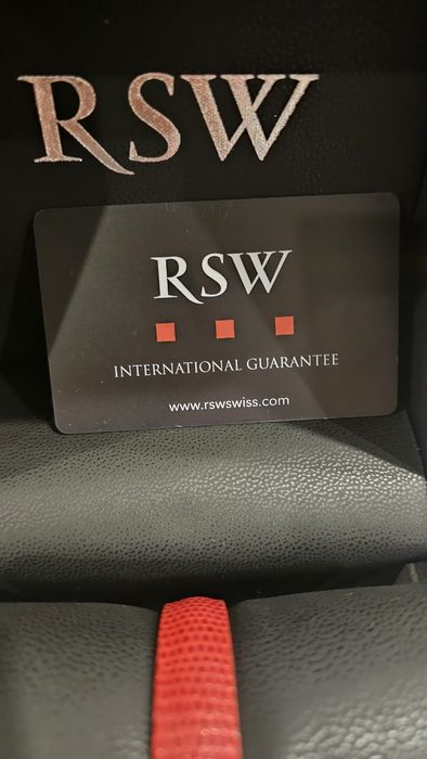 Damski zegarek z diamentami, szwajcarski marki RSW