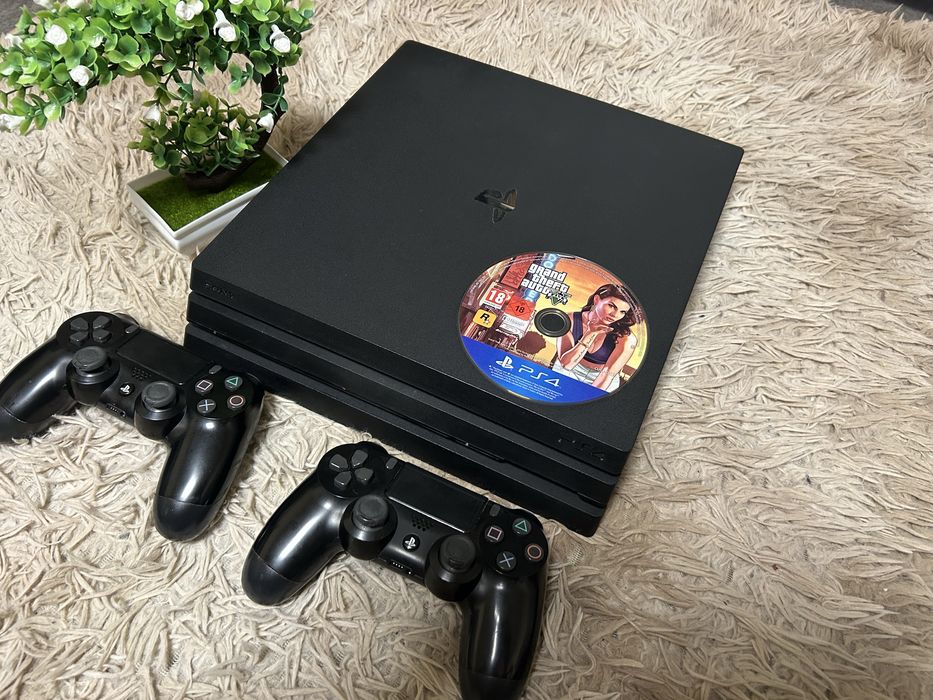 Ps4 PRO 1TB 2 джойстика та гта 5 | Пс4 1терабайт