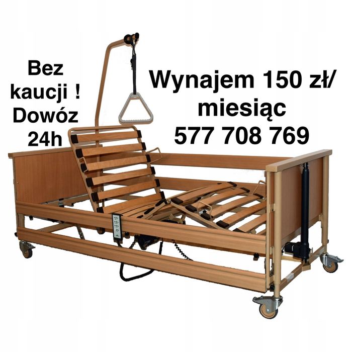 Łóżko rehabilitacyjne elektryczne dowóz 24h Sprzęt medyczny