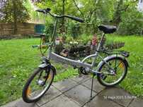 niemiecki rower składany -  aluminiowy nowy
