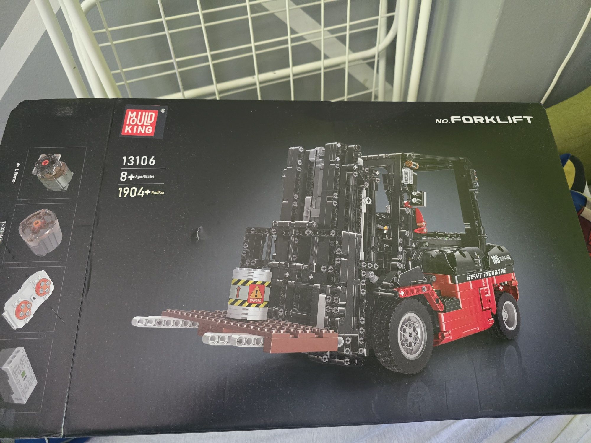 Mould King Technic wózek widłowy widlak jak Lego 13106 Forklift