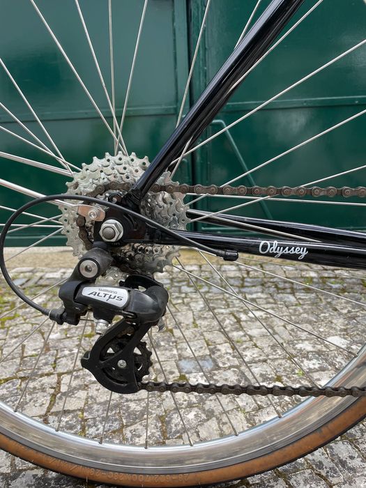 City Bike - 6KU Odyssey Delano 8speed, preto