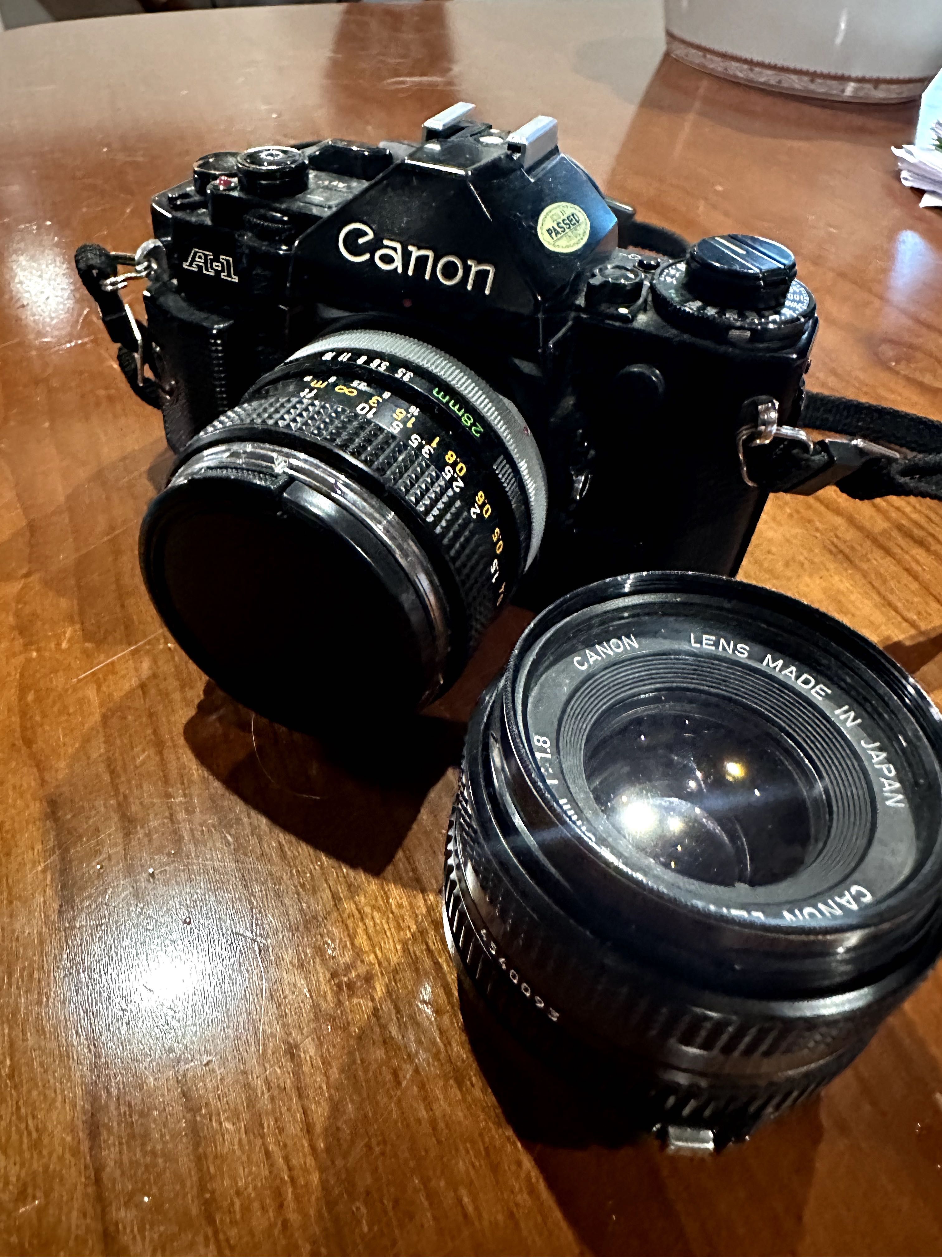 Analógica - Canon A-1 + Lentes Canon FD 50mm f/1.8 & FD 28mm f/3.5