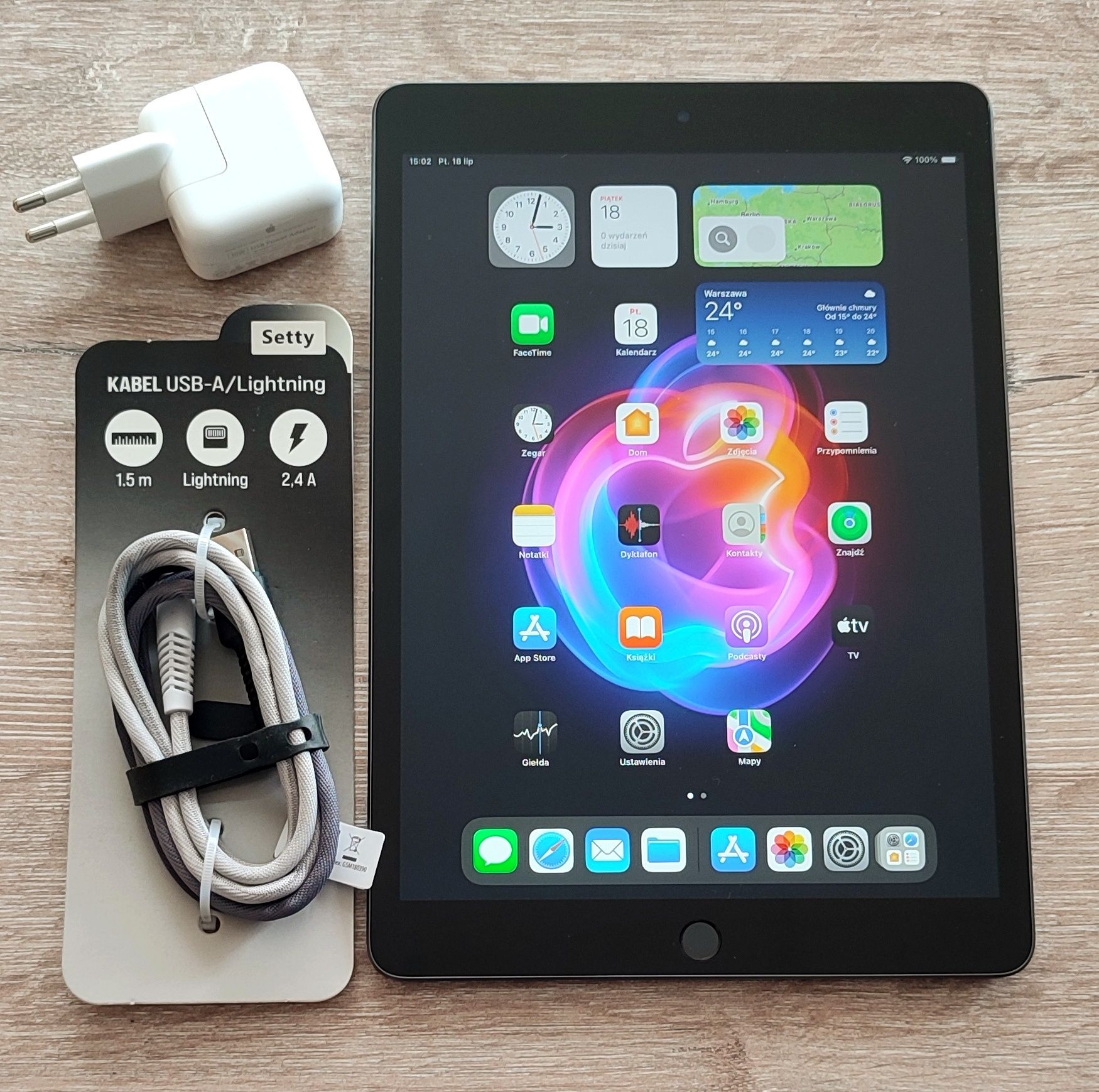 iPad 9 gen. 64GB WiFi, 100% bateria, IOS 18.5