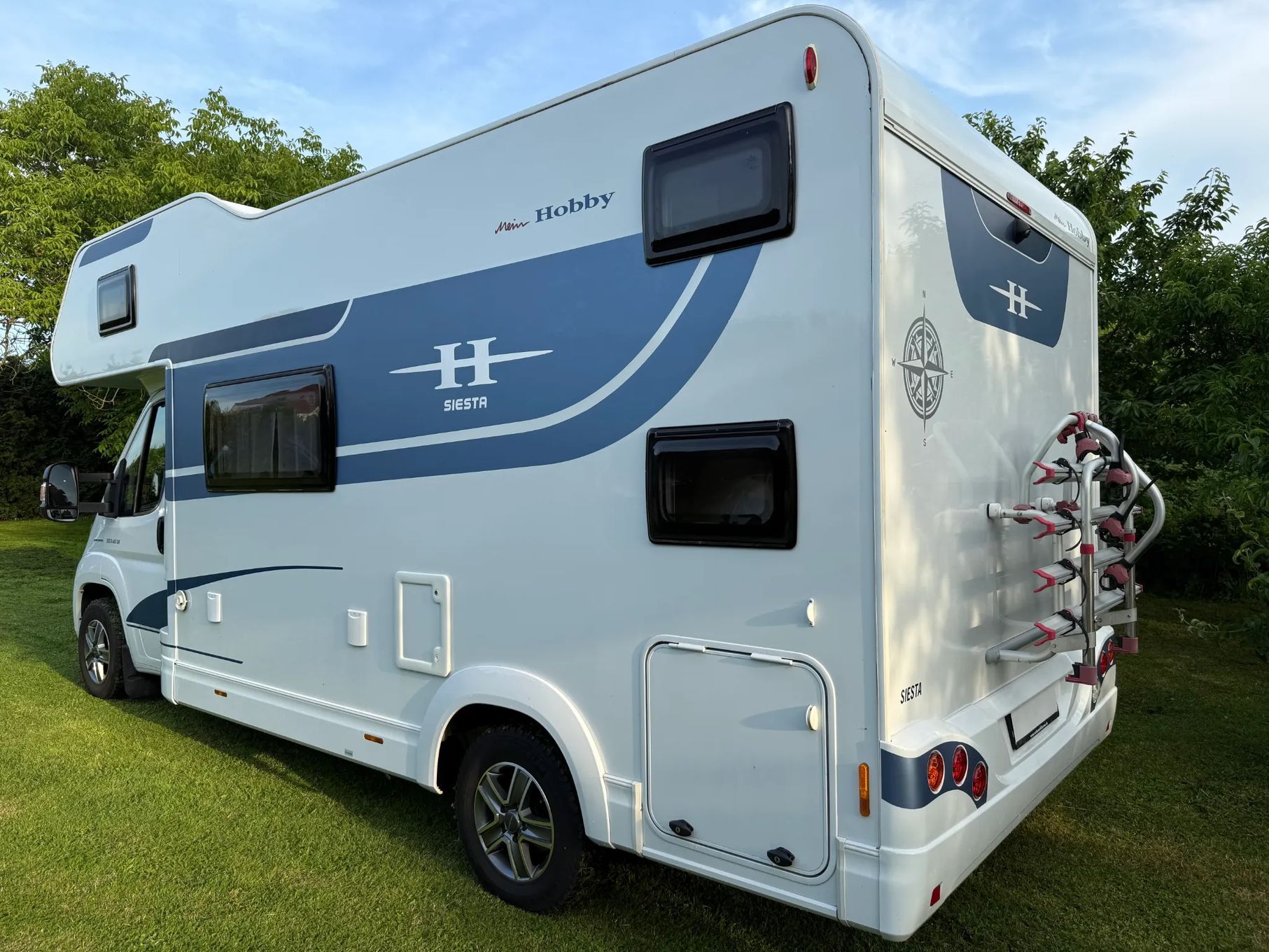 Hobby Kamper,camper I właściciel garażowany 6-osób  I właściciel,salon Polska serwis,rtv ,2x klima ,kamera,bezwypadkowy