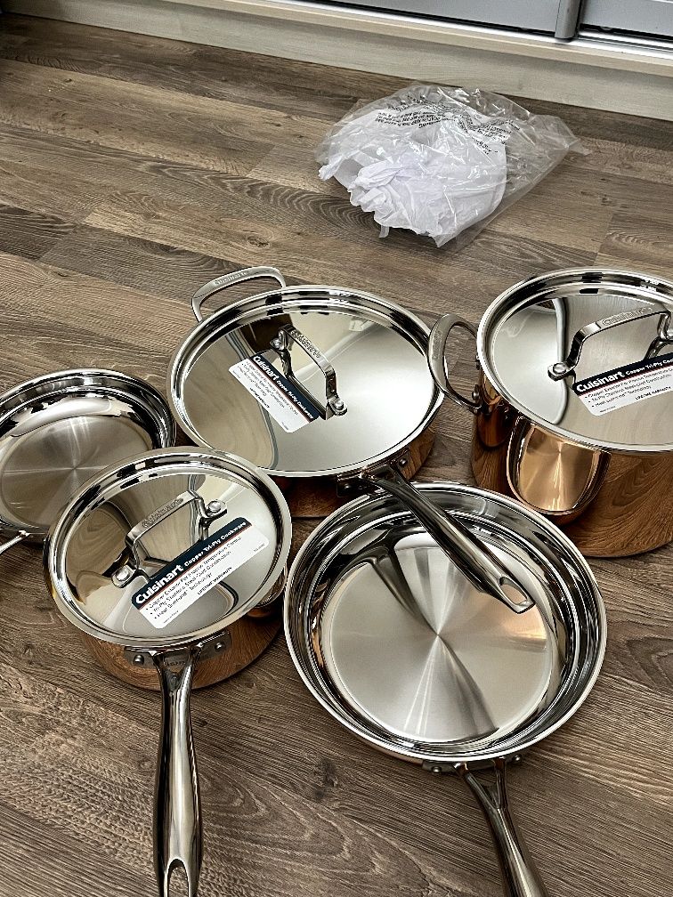 Набір посуди Cuisinart copper tri-ply collection