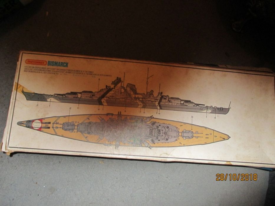 kit antigo Bismarck 1-700 da Matchbox