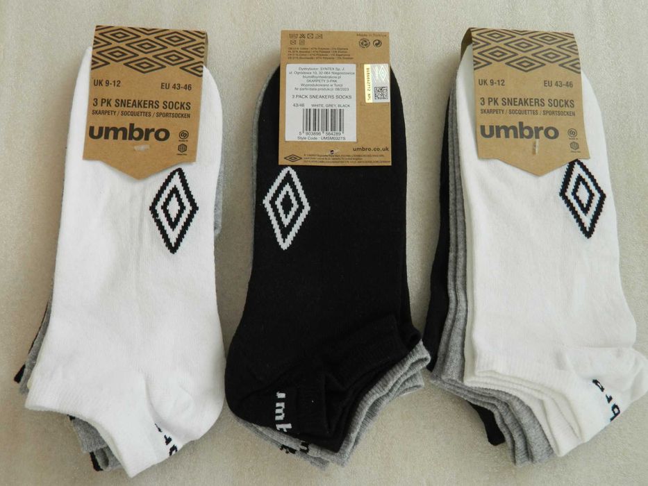 Skarpetki Umbro Londsale Lee Cooper Rozmiar 35/45 3 Pack