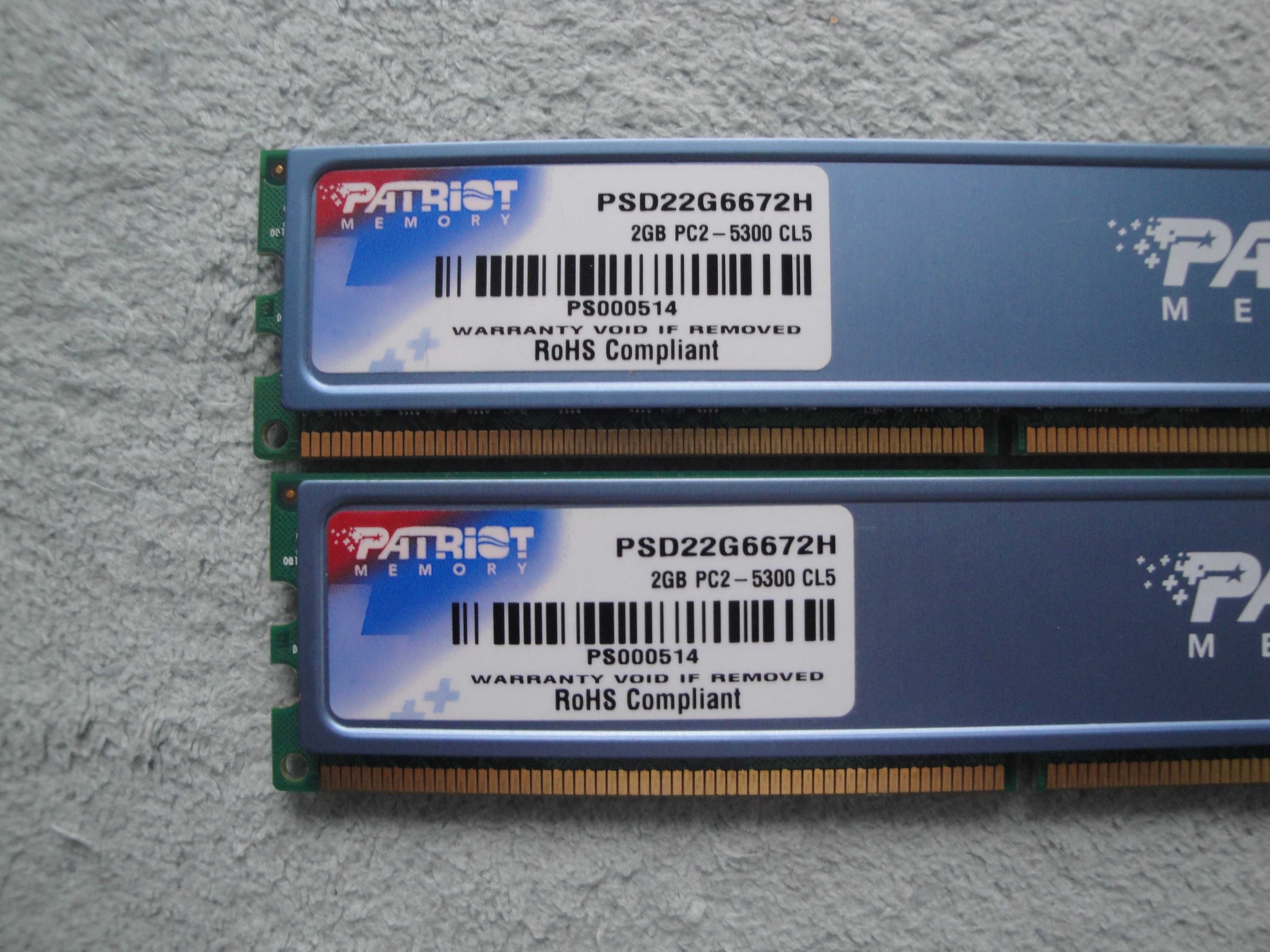 Pamiec DDR2 Patriot 4gb 667Mhz