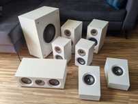 Zestaw kina domowego głośniki kolumny subwoofer Jamo