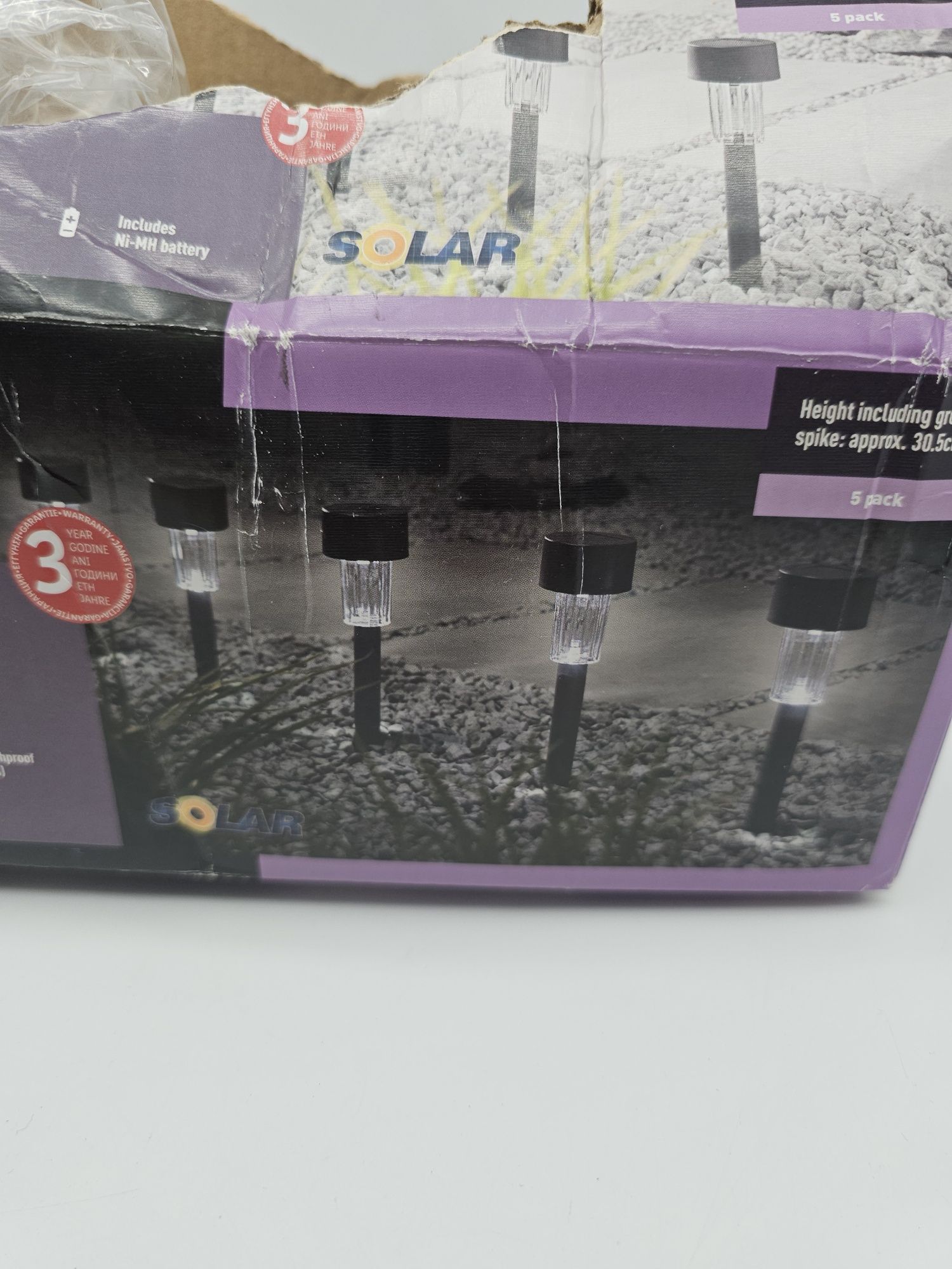 Lampki solarne ogrodowe 5 szt Livarno